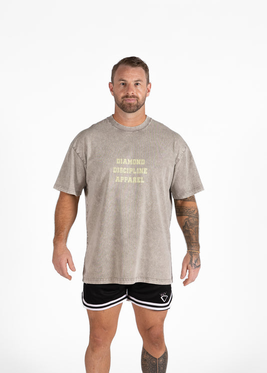 Vanguard Oversized Tee - Stone