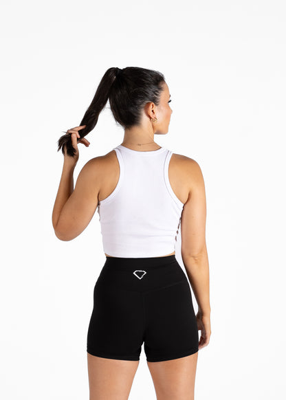 Luxe Active Singlet - WHITE