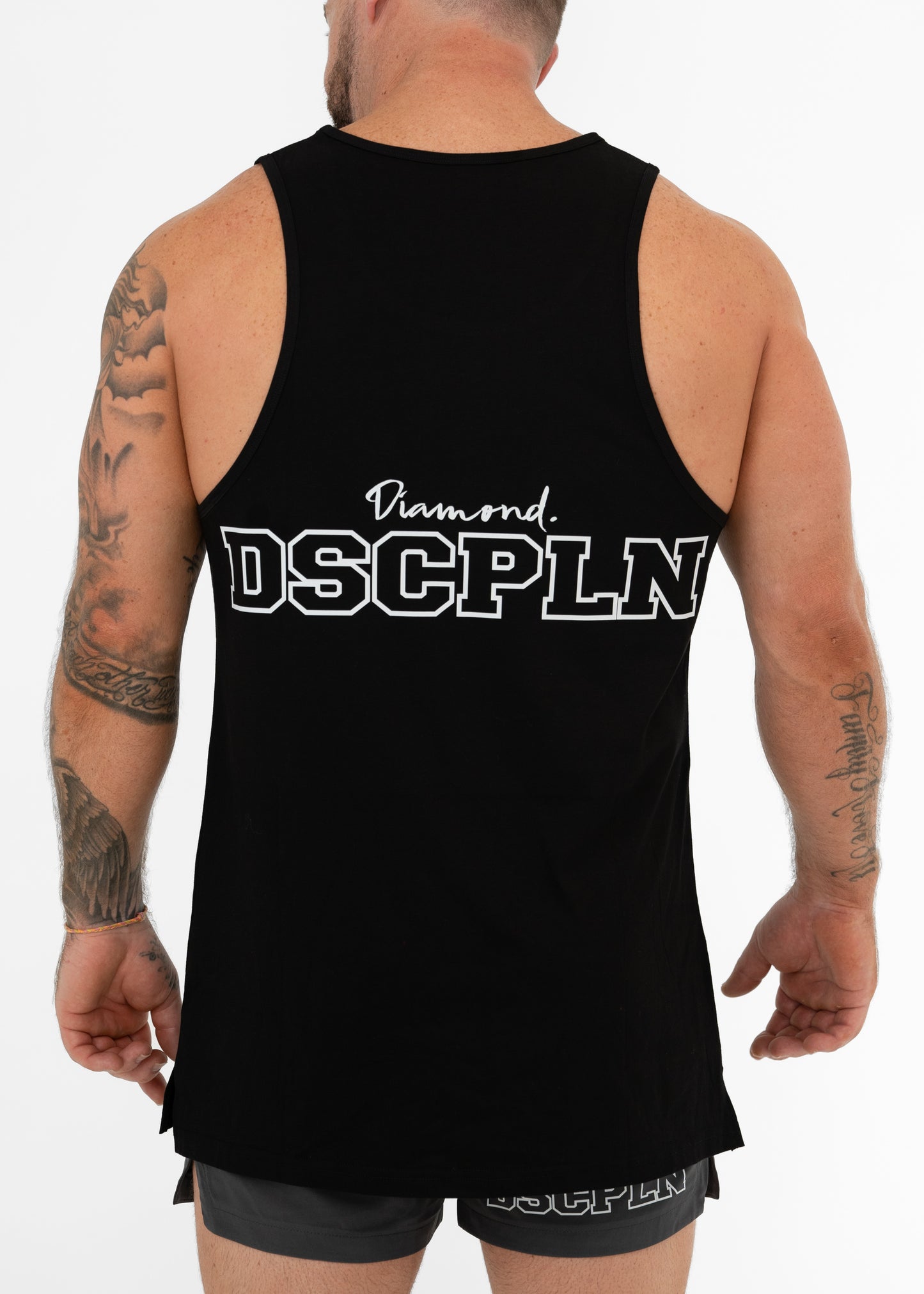 Origin Split Seam Singlet - BLACK